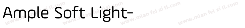 Ample Soft Light字体转换